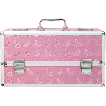 Большой кейс для хранения секс-игрушек BMS Factory Large Lokable Vibrator Case Pink, кодовый замок