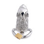 Клітка для пеніса Master Series: Tiger King Cock Cage With Lock, три кільця, замок, три ключі