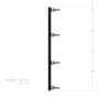 Фіксатор для рук та ніг Bedroom Fantasies: Spreader Bar Lightweight Restraint Bar, чорний