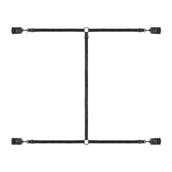 Фіксатор на ліжко з наручниками та поножами Bedroom Fantasies: Under the bed Restraint Bondage Set