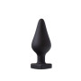 Анальна пробка Blush Temptasia – Fuck Me Anal Plug – Black, основа у вигляді сердечка