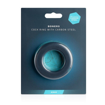 Ерекційне кільце Boners Cock Ring With Steel Core, сталеві вставки, внутрішній діаметр 3,7 см
