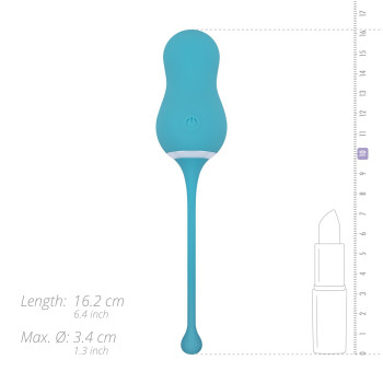 Віброяйце Cala Azul – Elena Vibrating Egg With Remote Control, 10 режимів, пульт ДК