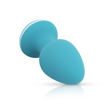 Анальна вібропробка Cala Azul – Blanca Vibrating anal plug, 10 режимів