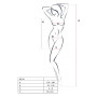 Напівпрозора мінісукня Passion BS101 One Size, red, рукави-мітенки
