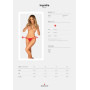 Трусики с доступом Obsessive Ingridia crotchless thong XL/2XL, красные