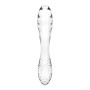 Двусторонний стеклянный дилдо Satisfyer Dazzling Crystal 1 Transparent, очень прочный, без стоппера