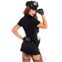 Эротический костюм полицейской Leg Avenue Dirty Cop XS, 6 предметов