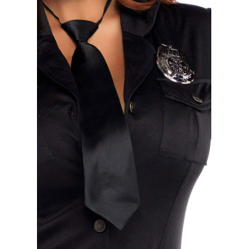 Эротический костюм полицейской Leg Avenue Dirty Cop XS, 6 предметов
