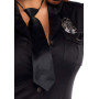 Эротический костюм полицейской Leg Avenue Dirty Cop XS, 6 предметов