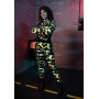 Эротический костюм десантницы Leg Avenue Pretty Paratrooper S, комбинезон, портупея