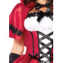 Еротичний костюм Червоної шапочки Leg Avenue Gothic Red Riding Hood S, сукня, накидка