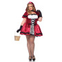 Еротичний костюм Червоної шапочки Leg Avenue Gothic Red Riding Hood 1X–2X, сукня, накидка