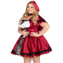Еротичний костюм Червоної шапочки Leg Avenue Gothic Red Riding Hood 1X–2X, сукня, накидка