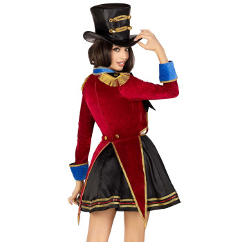 Костюм дресирувальниці Leg Avenue Ringmaster Costume S, сукня, капелюх