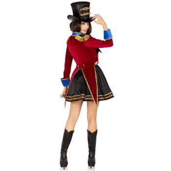 Костюм дрессировщицы Leg Avenue Classic Ringmaster Costume M, платье, шляпа