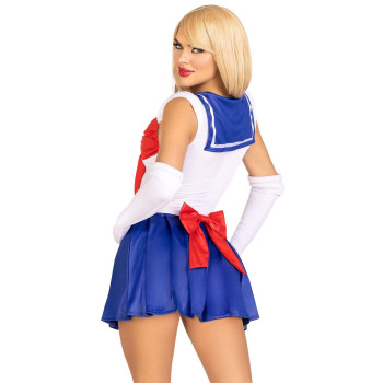 Эротический костюм Сейлор Мун Leg Avenue Sexy Sailor S, платье, перчатки, бант