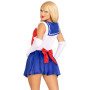 Эротический костюм Сейлор Мун Leg Avenue Sexy Sailor S, платье, перчатки, бант