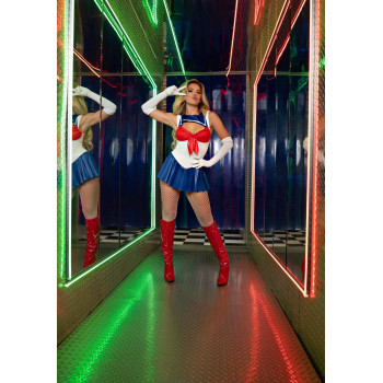 Эротический костюм Сейлор Мун Leg Avenue Sexy Sailor S, платье, перчатки, бант