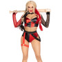 Эротический костюм Leg Avenue Crime Spree Sweetie Costume XS, топ, шорты