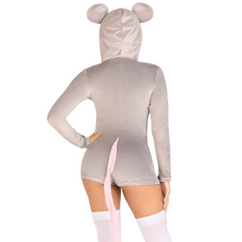 Комбинезон-костюм мышки Leg Avenue Comfy Mouse M, с капюшоном