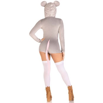 Комбинезон-костюм мышки Leg Avenue Comfy Mouse M, с капюшоном