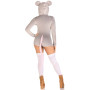 Комбинезон-костюм мышки Leg Avenue Comfy Mouse M, с капюшоном