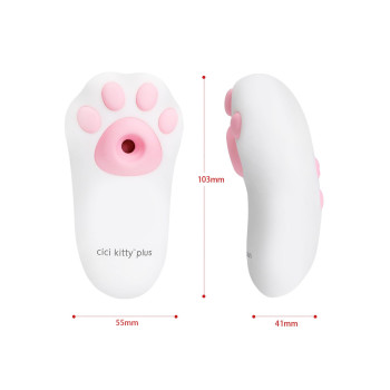 Вакуумный клиторальный стимулятор с вибрацией Otouch Cici Kitty Plus