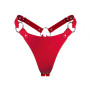 Трусики з натуральної шкіри Feral Feelings - String Bikini Red