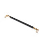 Фиксатор-распорка для ног Liebe Seele Black Organosilicon Spreader Bar, экокожа
