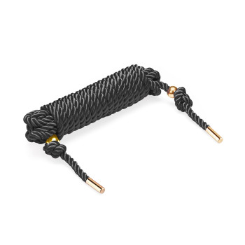 Веревка для шибари Liebe Seele Shibari 5M Rope Black, комбинированный состав
