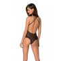 Еротичне боді Passion DOLLY BODY, XXL/XXXL, black, з відкритими чашками
