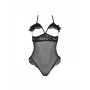 Еротичне боді Passion DOLLY BODY, XXL/XXXL, black, з відкритими чашками