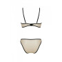 Комплект Passion LORINA SET, S/M, beige, бюстгальтер та трусики