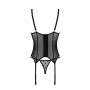 Корсет Passion MARINA CORSET, XXL/XXXL, black, с открытыми чашками