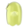Вакуумный клиторальный стимулятор с вибрацией Satisfyer Glowing Ghost Yellow, светится в темноте