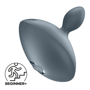 Анальная вибропробка Satisfyer Booty Absolute Beginners 4, для начинающих, вводимая часть 3 см
