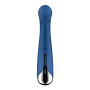 Вибратор с ротацией Satisfyer Spinning G-Spot 1 Blue, плоская площадка для стимуляции точки G