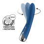 Вибратор точки G с вращением Satisfyer Spinning Vibe 1 Blue, 2 мотора