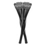 Панчохи з мокрим ефектом Noir Handmade F135 Powerwetlook stockings, XXL, без мисків