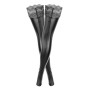 Панчохи з мокрим ефектом Noir Handmade F135 Powerwetlook stockings, XXL, без мисків