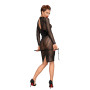 Сукня з мокрим ефектом Noir Handmade F182 Classic dress made of elastic tulle, 3XL