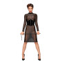 Сукня з мокрим ефектом Noir Handmade F182 Classic dress made of elastic tulle, 3XL