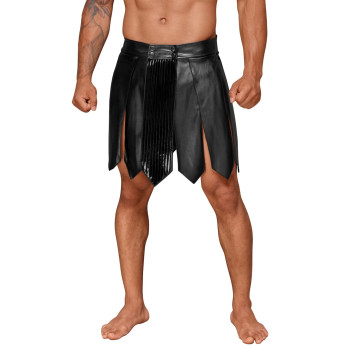 Мужская юбка гладиатора Noir Handmade H053 Eco leather men's gladiator skirt, XL, экокожа