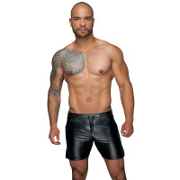 Мужские шорты с мокрым эффектом Noir Handmade H061 Powerwetlook shorts, L