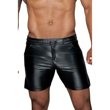 Мужские шорты с мокрым эффектом Noir Handmade H061 Powerwetlook shorts, L