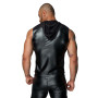 Чоловіча безрукавка з капюшоном Noir Handmade H062 Hooded Shirt, XXL, мокрий ефект