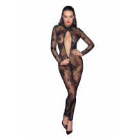 Сетчатый бодистокинг Noir Handmade F237 Long tulle overall, M
