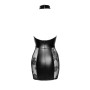 Платье Noir Handmade F238 Short tulle dress with powerwetlook inserts, S