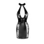 Платье Noir Handmade F238 Short tulle dress with powerwetlook inserts, XXL
